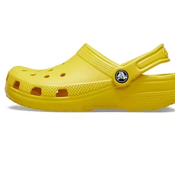 Crocs Classic Lemon Yellow Clogs Slippers Garden Slip On Shoes Women’s 8 Mens 6 - Picture 2 of 6